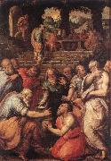 VASARI, Giorgio The Prophet Elisha er oil painting artist